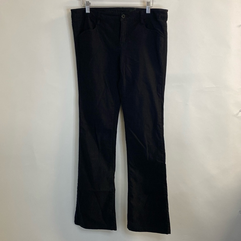 Garage black flare pant